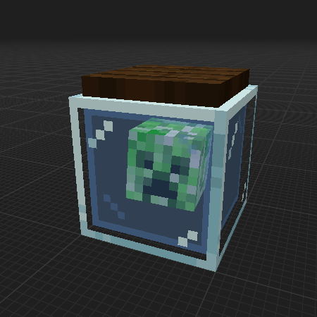 Creeper head in jar