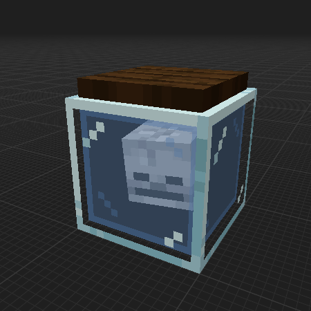 Skull in jar