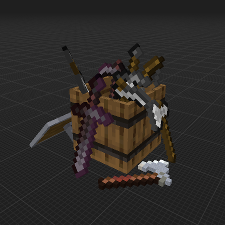 Barrel With Weapons