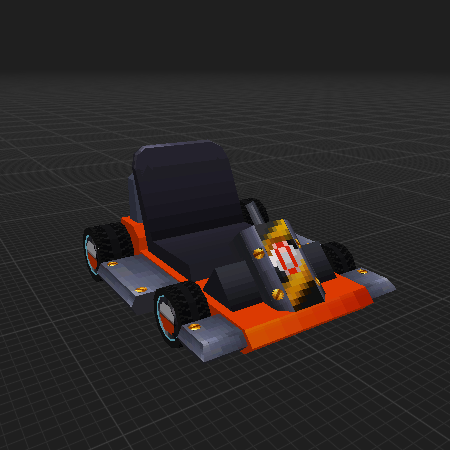 Kartrider Modern Practice Kart Base