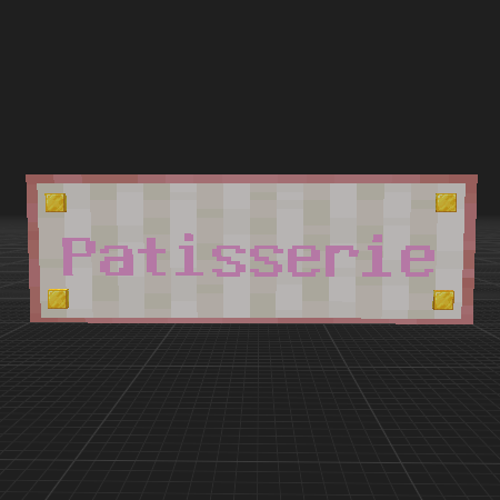 Patisserie sign