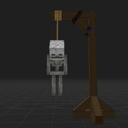 Gallowed Skeleton (Vanilla Blocks)