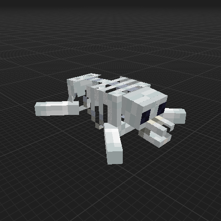 Wolf Skeleton V2 (Vanilla Blocks)