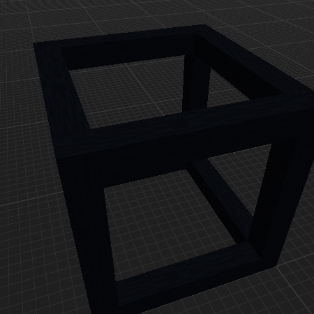 Cube outline