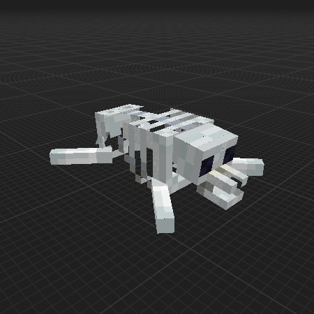 Wolf Skeleton V2 (Vanilla Blocks)