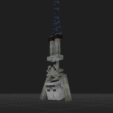 Hanging Skeleton (Vanilla blocks)