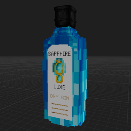Blue Alcoholic Drink (Sapphire Luxe)