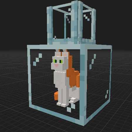 Cat in jar