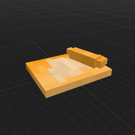 Board with dough
