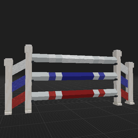 Triple Flag Barrier (Straight)