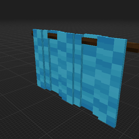 Light Blue Curtains 3×2