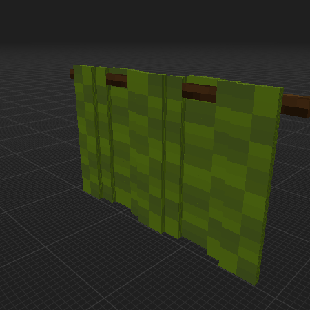 Green Curtains 3×2
