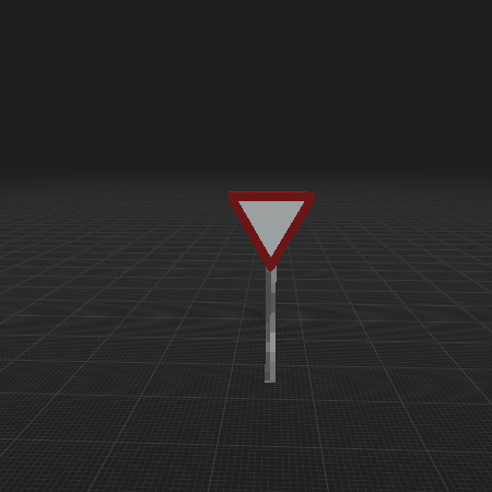 Give way sign ( знак уступи дорогу)