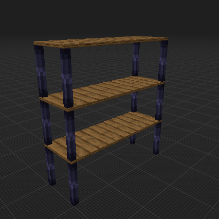 cardboard shelf