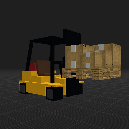 pallet holder with cardboard