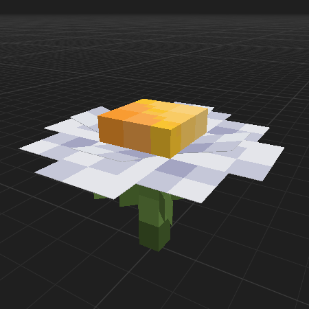 Nivyanik 3d (Цветок Нивяник в 3д)