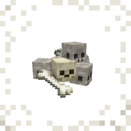 pile of bones
