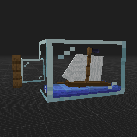 A ship in a bottle