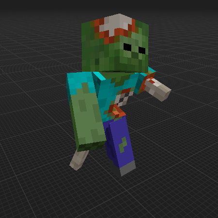 Zombie Rotten Pose 1