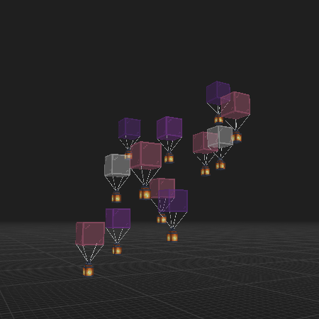 Group of Floating Lanterns