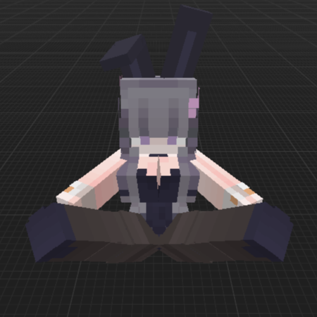 Mai Sakurajima is doing a physical exercise (Animation)