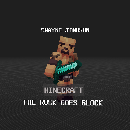 the rock MINECRAFT