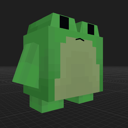 Frog sledding game frog