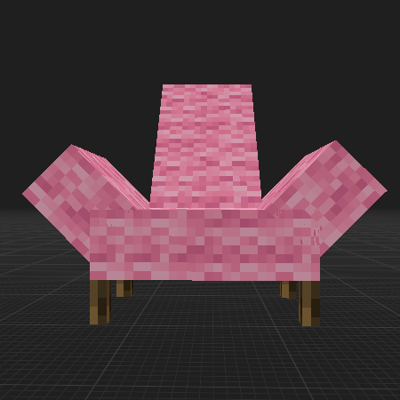 Pink Wool Chair