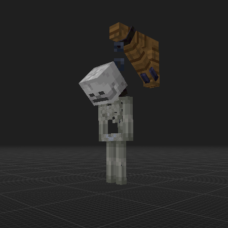 Hanging Skeleton V5 (Vanilla blocks)