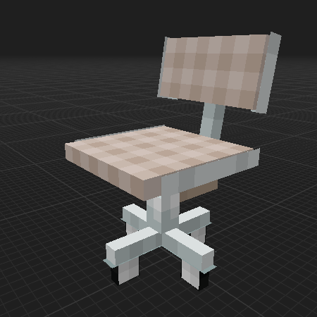 Modern white office chair