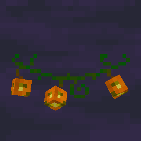 Pumpkin garland