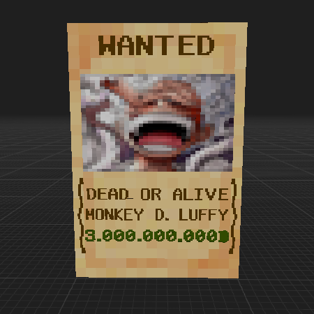 MONKEY D. LUFFY (WANTED POSTER)