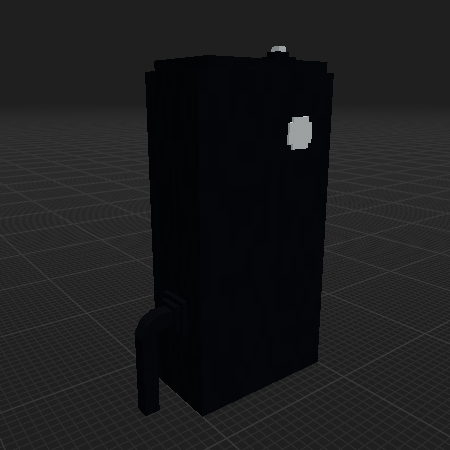 Black utility box