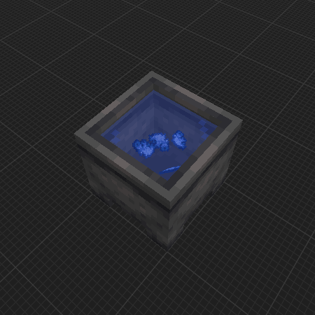 Cauldron with Blue Dye