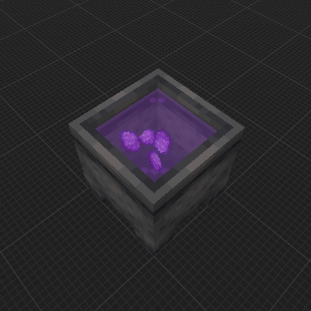 Cauldron with Purple Dye
