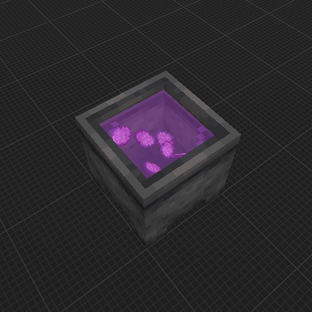 Cauldron with Magenta Dye