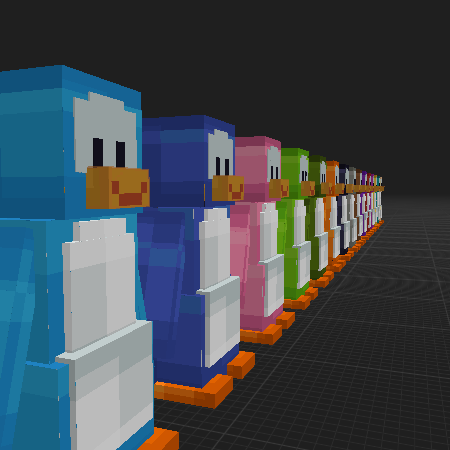 Club Penguin all colours