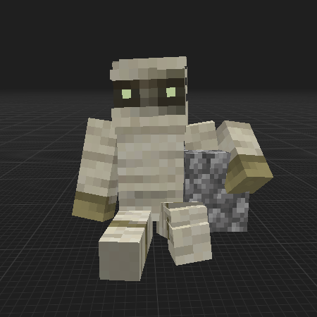 Сидящая мумия (слегка поправил)