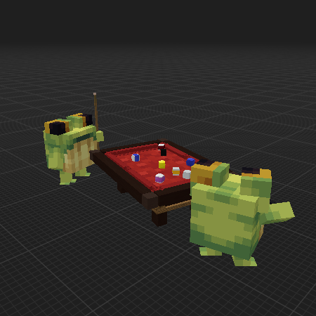 Frog pool table
