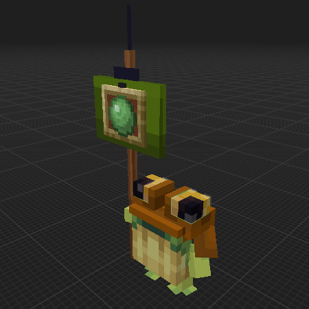 Frog warrior (banner bearer)