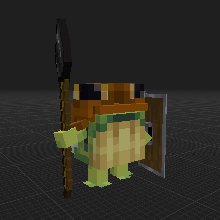 Frog warrior (spearman)