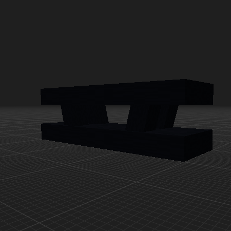 Small Diagonally braced cross beam (1x1x3)