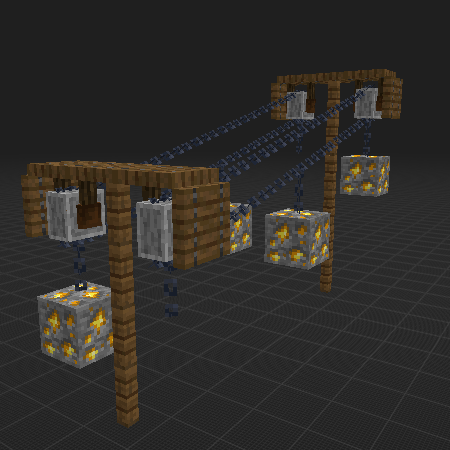 Air transport system ( full in chain )