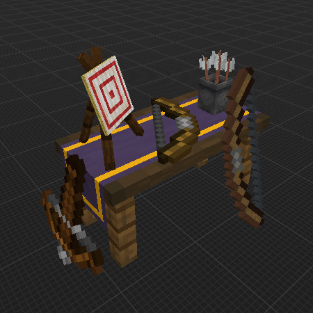 Archer Table (Vanilla Blocks)