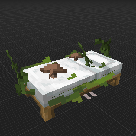 кровать в природе the bed in nature