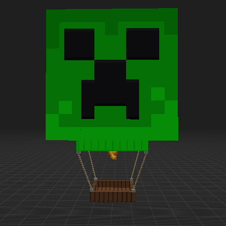 Creeper Hot Air Balloon