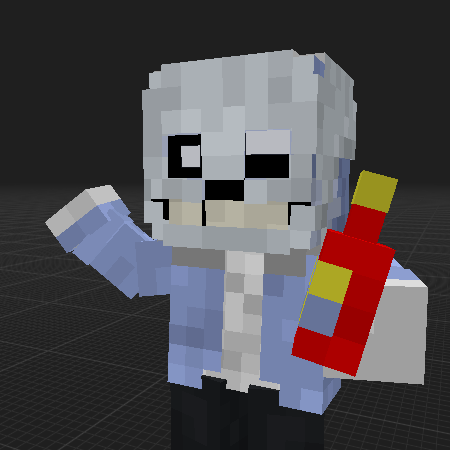 sans (custom pose) (undertale)