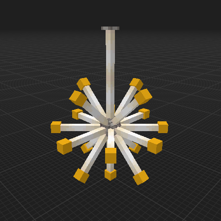 Retro Starburst Lamp