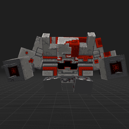 Redstone Golem Monstrosity Sitting