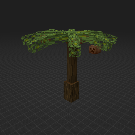 Пальма с кокосами